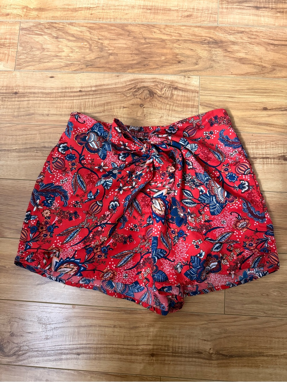 BOG Collective Floral Tie-Front Women's Shorts